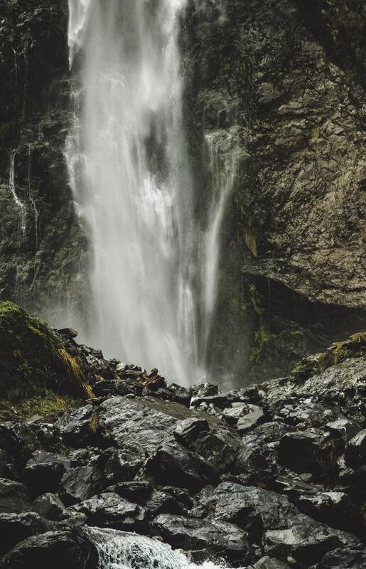 водопад, водопады, скалы, вода, горы