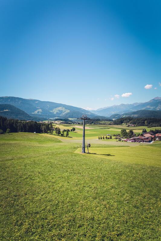 горы, Альпы, лес, ели, зеленые, луга, природа