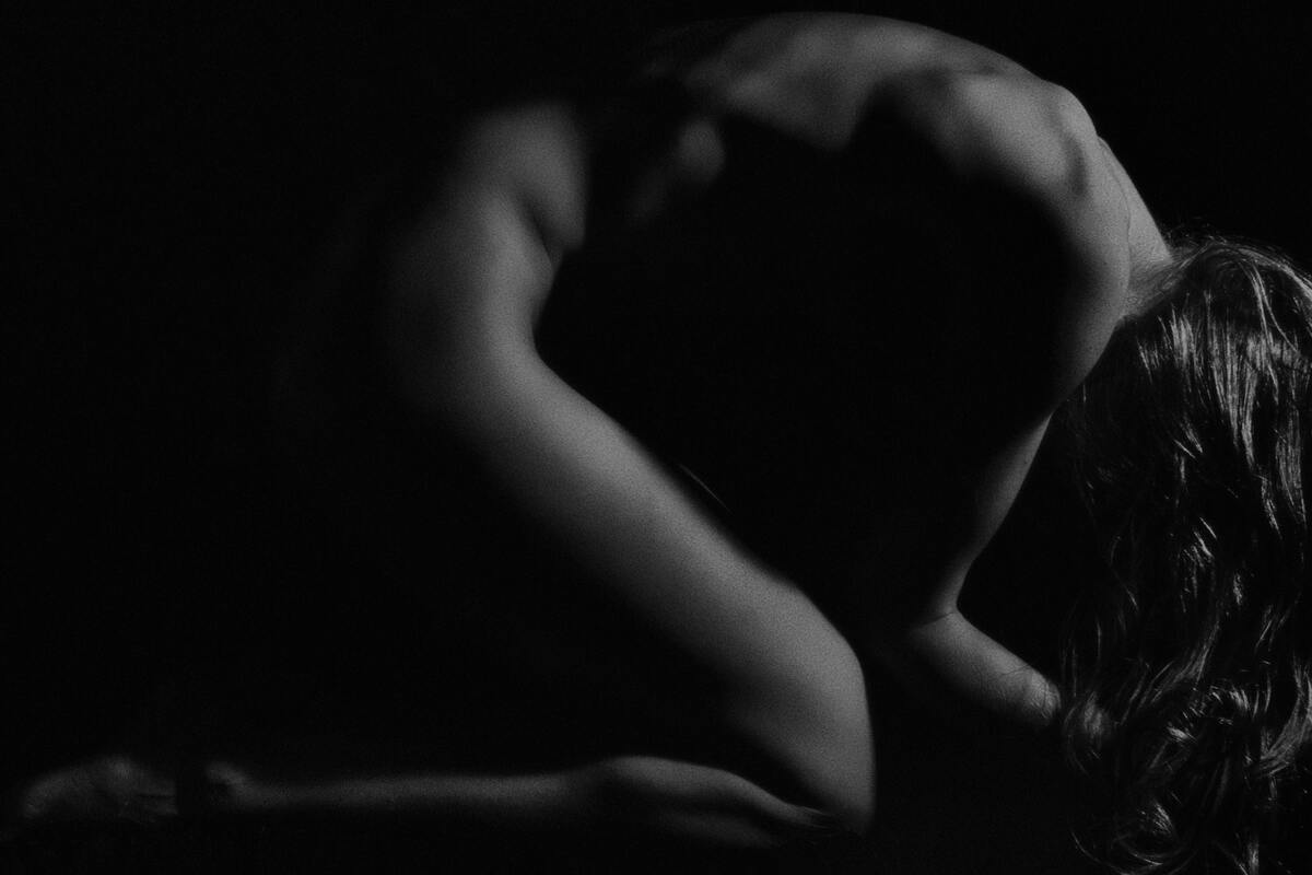 девушка, эротика, черно белые