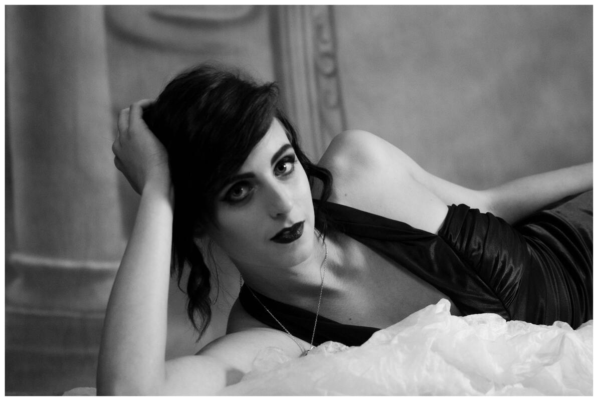 девушка, эротика, черно белые