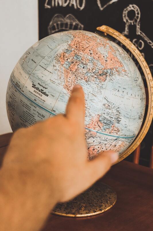 глобус, земля, карта