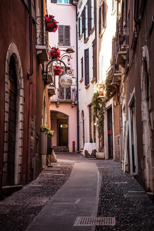 улица, каменная кладка, архитектура, булыжная мостовая