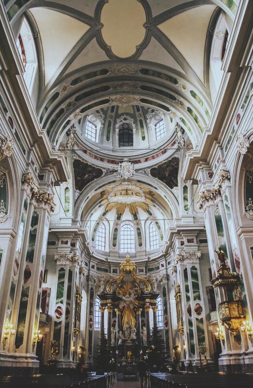 арка, аббатство, архитектура, каменная кладка, купол