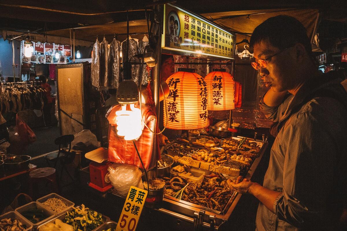 азия, рынок, базар, восточный, специи, еда