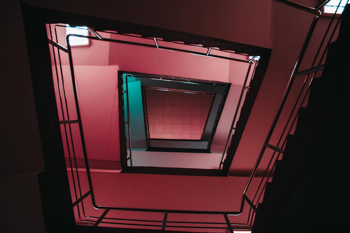 лестница, винтовая лестница, архитектура