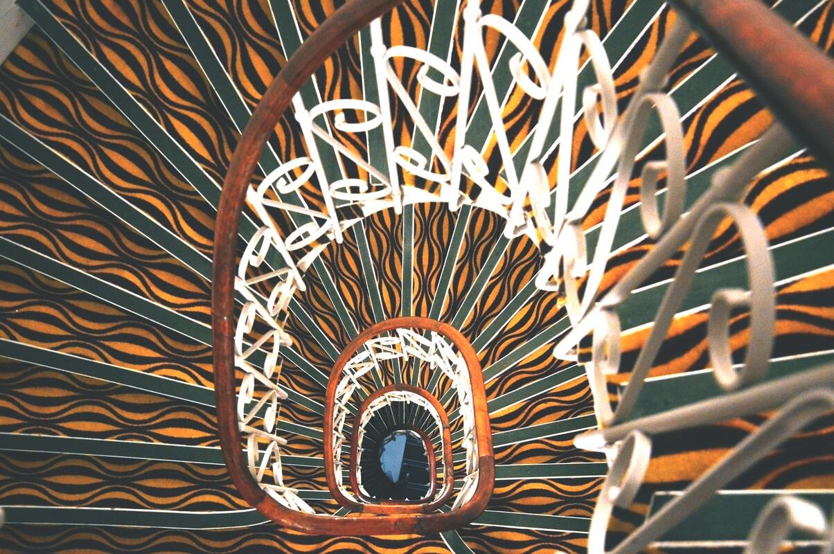 лестница, винтовая лестница, архитектура