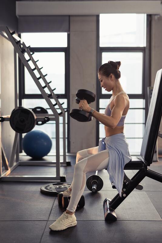 спорт, фитнес, спортивный зал, девушка