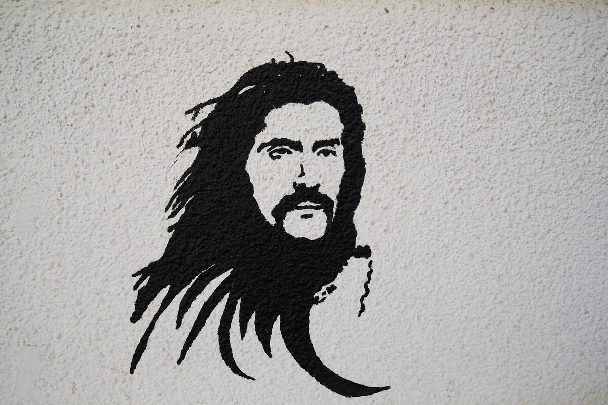 живопись, граффити, искусство, черно белые