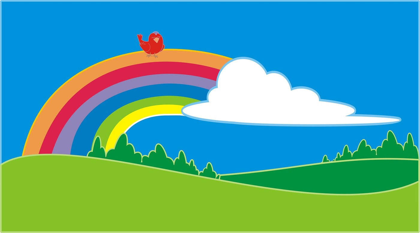 детские, для девочек, для мальчика, радуга, для детей