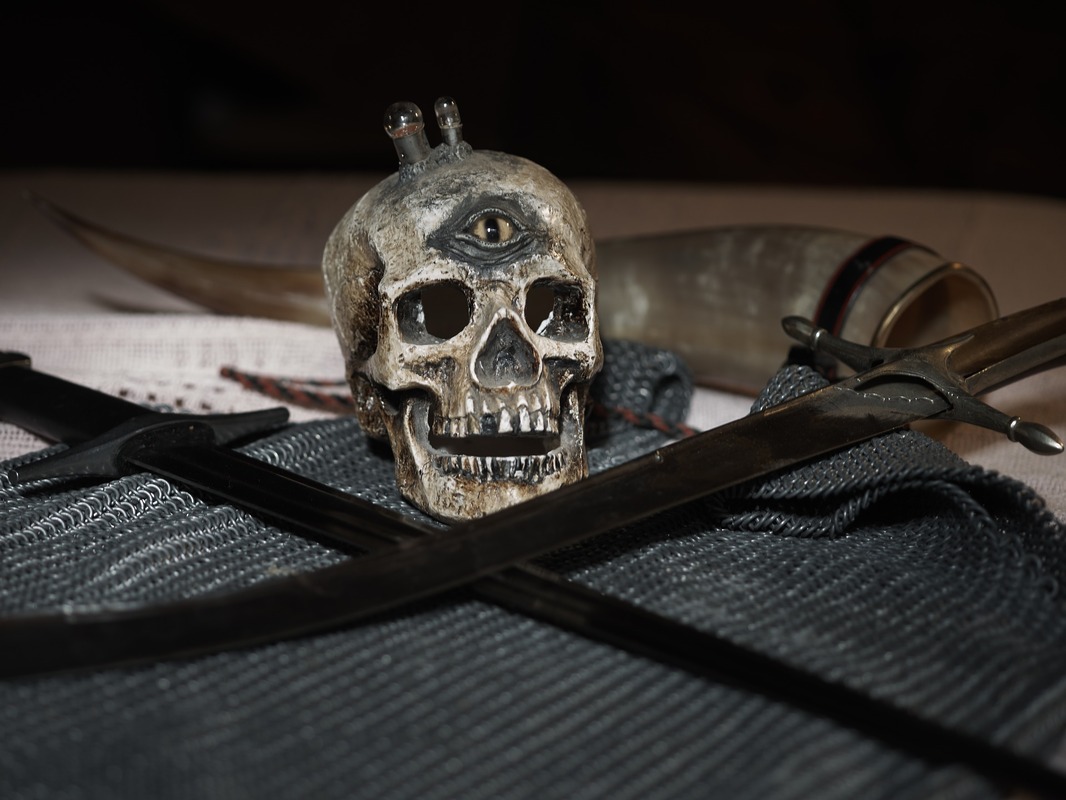 череп, кость