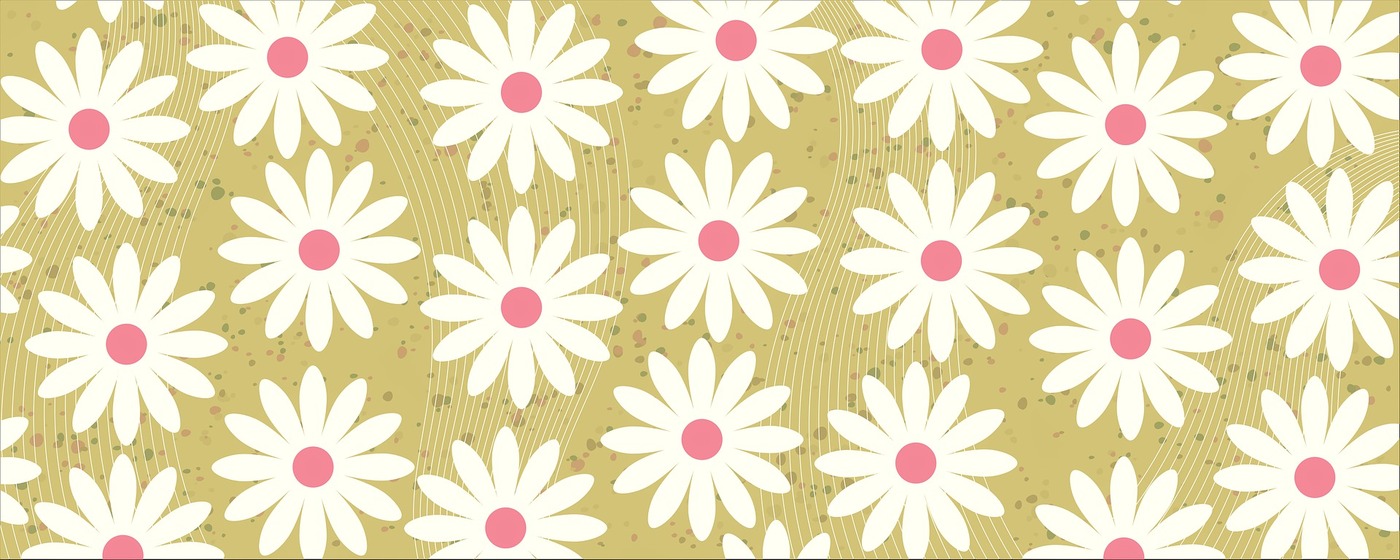 фон, детские, цветы, для девочек, ромашки