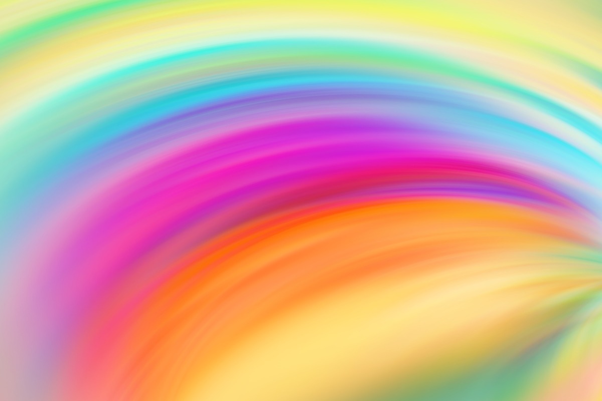 радуга, живопись, акварель