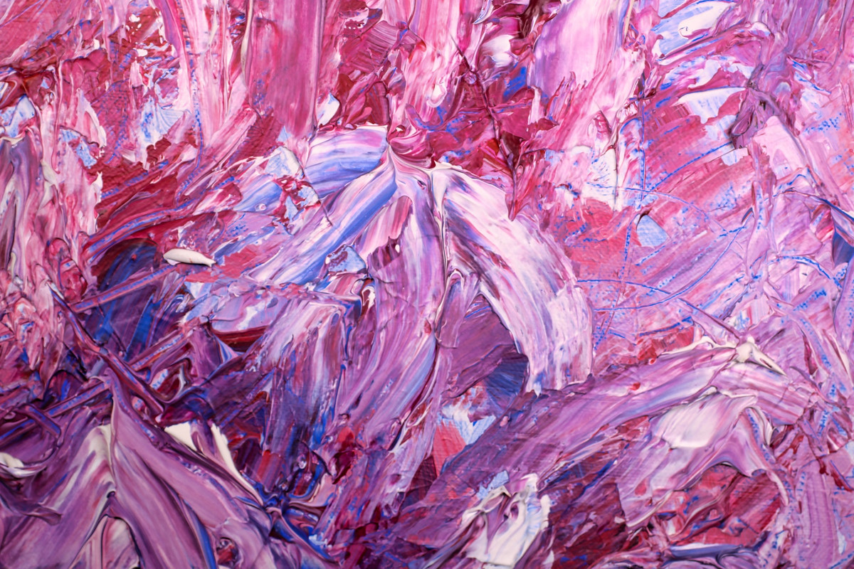 абстракция, фиолетовые, розовые