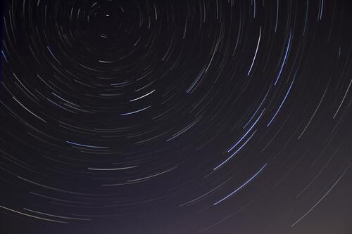 небо, созвездия, синие, звезды, космос, звездное небо