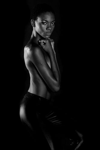 девушка, эротика, черно белые