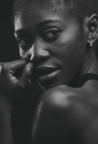 девушка, эротика, черно белые