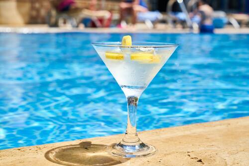 бассейн, алкоголь, напитки