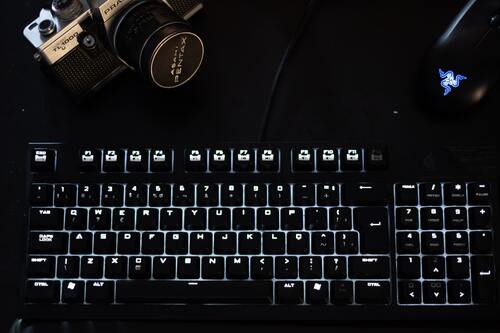 клавиатура, черные, для офиса