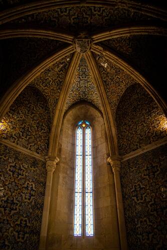 арка, аббатство, архитектура, каменная кладка, купол, витраж, витражное окно