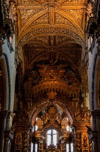 арка, аббатство, архитектура, каменная кладка, купол, колонны, мозаика