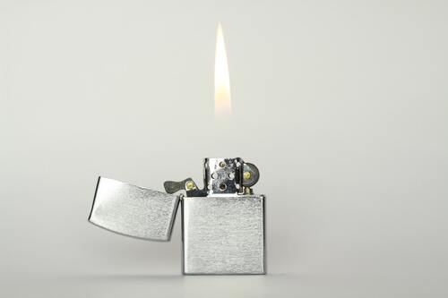 огонь, пламя, оранжевые, искра, зажигалка, черно белые