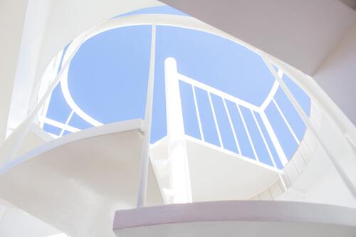 лестница, винтовая лестница, архитектура