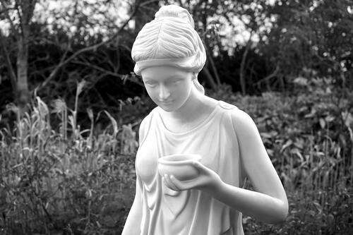 скульптуры, статуи, искусство, черно белые