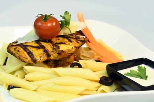 еда, блюда, на кухню, тарелка, паста