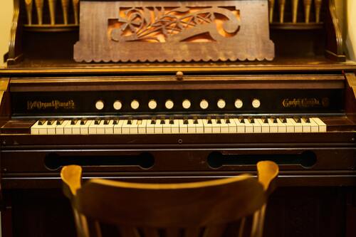 музыкальный инструмент, ретро, пианино, антиквариат