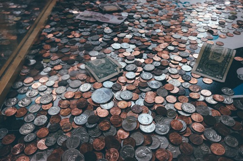 монеты, валюта, деньги, 3д, 3d, банкноты