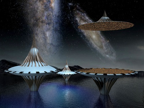 нло, космос,  планеты, Астрономия, космический корабль