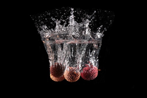 ягоды, фрукты, личи, 3д, 3d