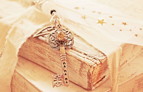 антиквариат, ключи, сердце, ретро