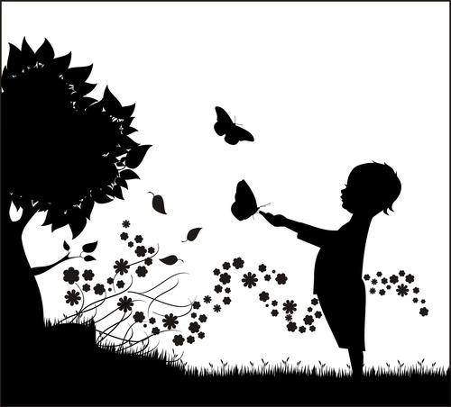 детские, для девочек, для мальчика, черно белые