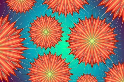 фон, цветочный фон, красные