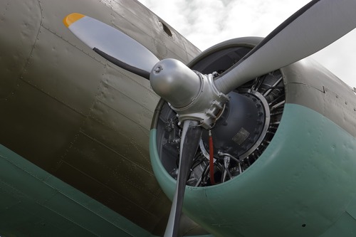 самолет, авиация, небо, винт