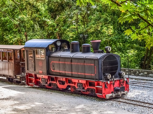 поезд, железная дорога, ретро